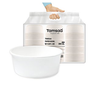 Tamsaa 紙碗 380ml, 150入, 1組