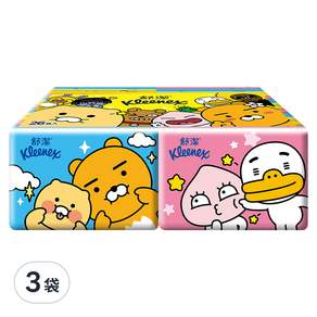 Kleenex 舒潔 Kakao Friends 袖珍面紙, 10張, 26包, 3袋