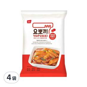 YOPOKKI 甜辣味辣炒年糕, 280g, 4袋