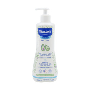 mustela 慕之恬廊 嬰兒二合一牛油果洗髮沐浴露, 500ml, 1瓶