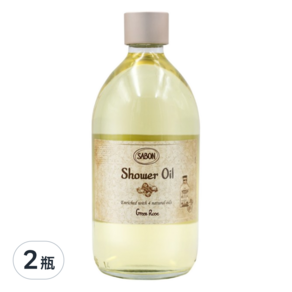 SABON 以色列綠玫瑰沐浴油, 500ml, 2瓶