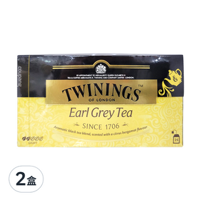 TWININGS 唐寧茶 皇家伯爵茶, 2g, 25包, 2盒