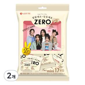 LOTTE 樂天 Zero零糖低卡水果軟糖, 2袋, 238g