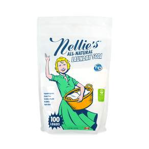 Nellie's 小蘇打洗衣粉補充包, 1.5kg, 1組