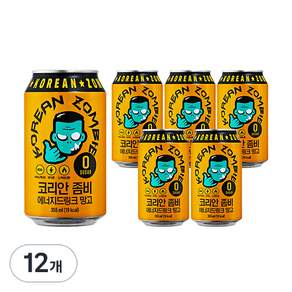 Korean Zombie鄭讚成能量飲 芒果風味, 12罐, 355ml
