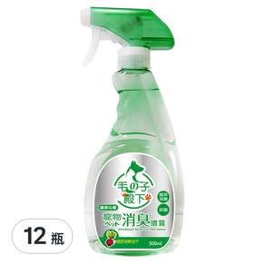 毛之子殿下 寵物消臭抗菌噴霧 綠茶沁香, 500ml, 12瓶