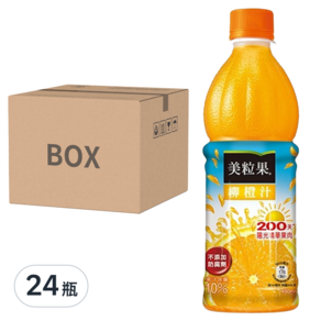 Minute Maid 美粒果 柳橙汁, 450ml, 24瓶