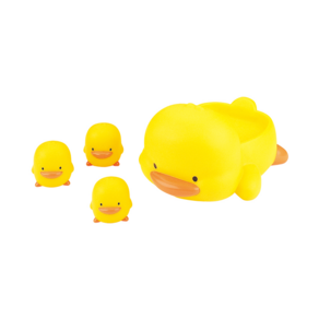PiYOPiYO 黃色小鴨 水中有聲玩具組 6個月以上, 黃色, 1組