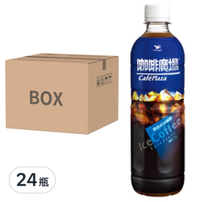 統一 咖啡廣場 調和式冰咖啡, 600ml, 24瓶