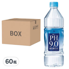 統一PH9.0 鹼性離子水, 800ml, 60瓶