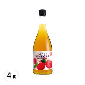 十全 戀愛蘋果醋, 600ml, 4瓶