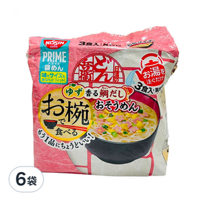 NISSIN 日清 咚兵衛 小碗柚香兵衛烏龍麵 3包, 96g, 6袋