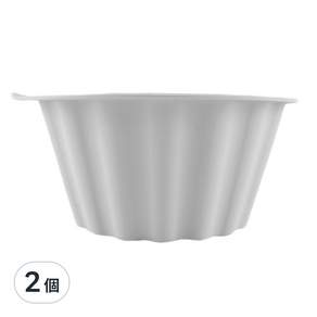 SiliPot 韓國鉑金矽膠 烘焙模具 L 200ml, 冷灰色, 2個