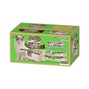 unicharm pet Deo-toilet 清新消臭 雙層貓砂盆 寬敞舒適型, 1個