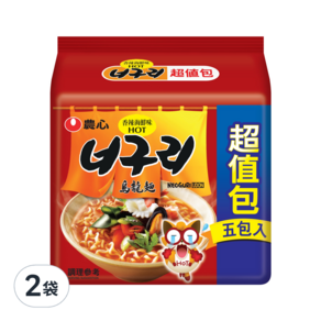 NONGSHIM 農心 香辣海鮮味烏龍麵, 600g, 2袋