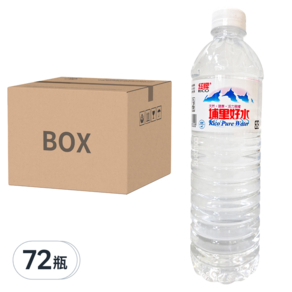 RICO 紅牌 埔里好水, 600ml, 72瓶