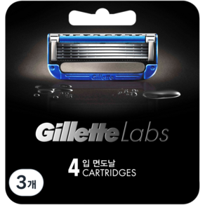 Gillette 吉列 加熱激光剃須刀刀片, 3個, 4件