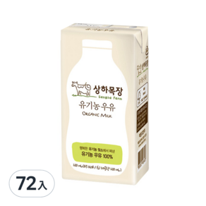 Sangha Farm Organic 保久乳, 200ml, 72入