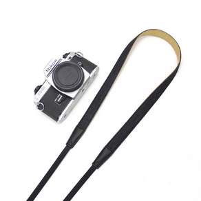 經典丹寧系列相機背帶 黑色, 1個, 單品