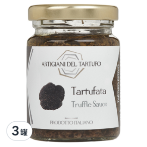 ARTIGIANI DEL TARTUFO 職人 黑松露菌菇醬, 90g, 3罐