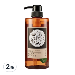 tsaio 上山採藥 手捻花茶水潤沐浴露, 600ml, 2瓶