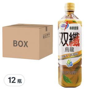 每朝健康 雙纖烏龍, 900ml, 12瓶