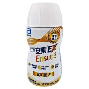 Abbott 亞培 Ensure 安素 Plus Advance 均衡營養升級即飲EX配方, 220ml, 1瓶