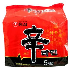 Nongshim 農心 韓國境內版 辛拉麵, 5包