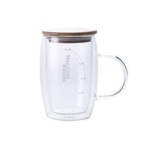 cook power 鍋寶 雙層耐熱玻璃杯 DGS-480 300g, 480ml, 1個