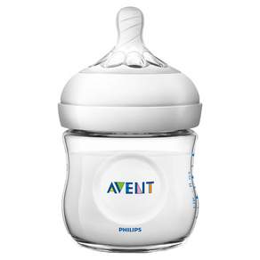 PHILIPS AVENT 新安怡 Natural Flex奶瓶 0個月以上, 透明白色, 125ml, 2個