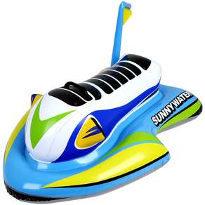 SUNNYWATER 水上摩托車造型充氣快艇, 混合顏色, 1個