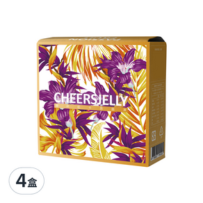 CHEERSJELLY 舉杯低卡 蒟蒻凍 百香果, 396g, 4盒