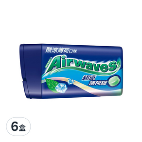 Airwaves 超涼無糖薄荷錠, 24.3g, 6盒