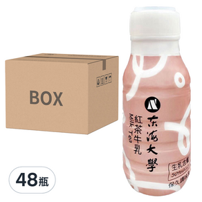 東海大學 紅茶牛乳 保久調味乳, 210ml, 48瓶