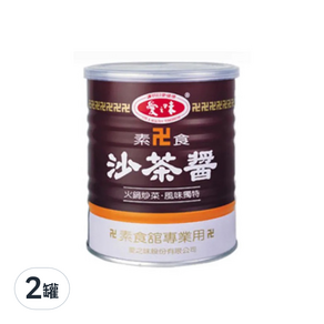 愛之味 素食沙茶醬, 2.8kg, 2罐