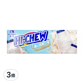 MORINAGA 森永 HI-CHEW 嗨啾 軟糖 乳酸飲料口味, 35g, 3條