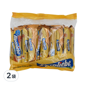 Alpenliebe 阿爾卑斯 香草風味糖 16入, 512g, 2袋