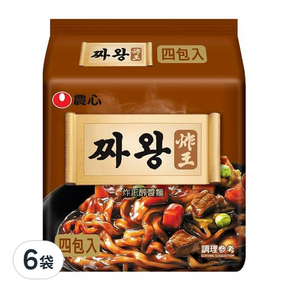 NONGSHIM 農心 炸王醡醬麵, 134g, 4包, 6袋