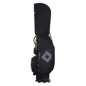 ONOFF 女式帶輪球童包 OB6520, 黑色的