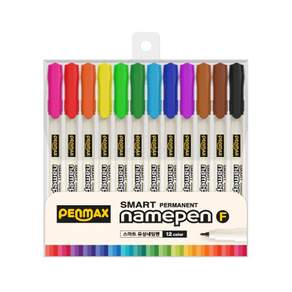 PENMAX 12色油性簽字筆組, 1盒