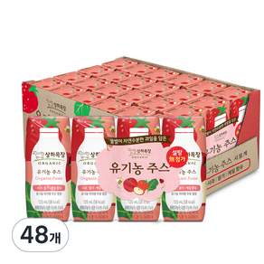 Maeil Sangha Farm 蘋果草莓羽衣甘藍綜合蔬果汁, 125ml, 48個