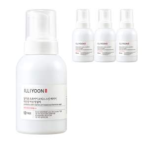 ILLIYOON 一理潤 益生菌弱酸性女性私密護理清潔露, 300ml, 4入