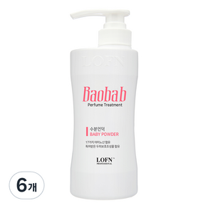 Lofn Baobab Moisture Hill 香水護理嬰兒爽身粉香水, 500g, 6個