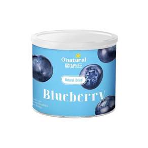 O'natural 歐納丘 晶鑽藍莓乾, 210g, 1罐