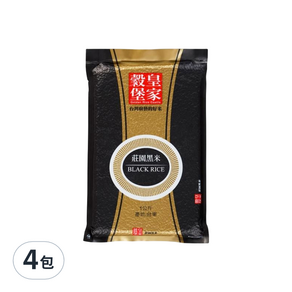 皇家穀堡 莊園黑米, 1kg, 4包