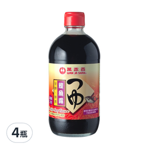 萬家香 鰹魚露, 450ml, 4瓶