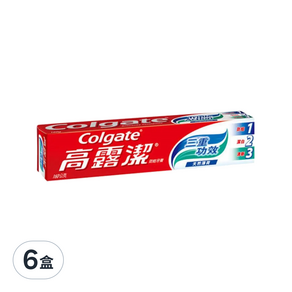 Colgate 高露潔 三重功效牙膏, 160g, 6盒