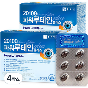 鍾根堂 Power葉黃素plus膠囊, 60顆, 4盒