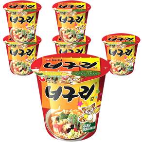 Nongshim 農心 浣熊香辣海鮮烏龍麵杯裝, 6個