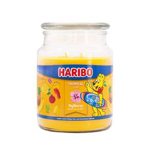 HARIBO 哈瑞寶 罐子蠟燭, 熱帶樂趣, 1個, 510g